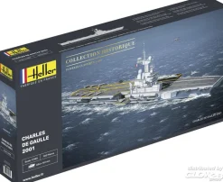 Maquette bateau : Porte-avions Charles de Gaulle - Heller