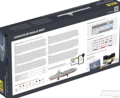 Maquette bateau : Porte-avions Charles de Gaulle - Heller
