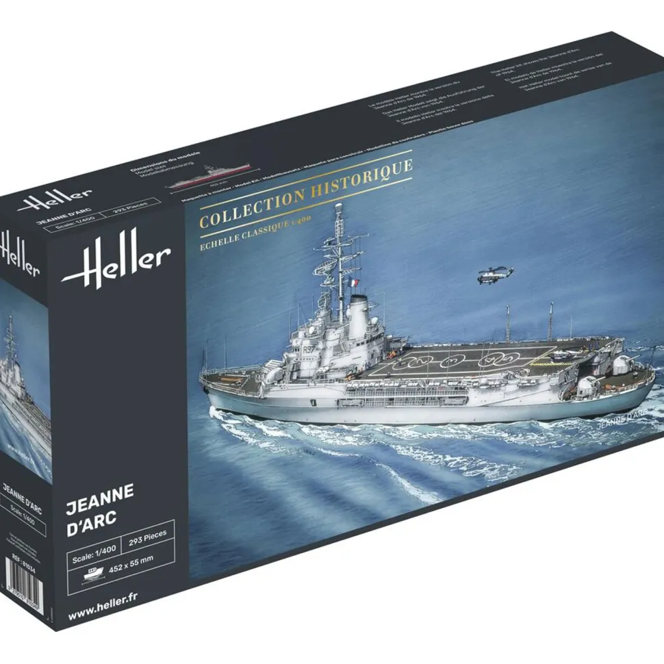Maquette bateau Porte-hélicoptères Jeanne d'Arc - Heller