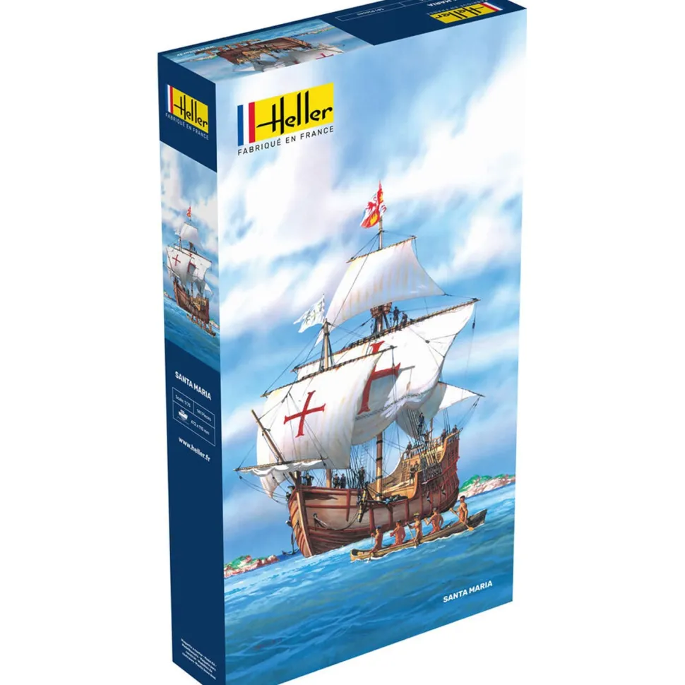 Maquette bateau : Santa Maria - Heller