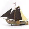 Maquette bateau voilier en bois : bateau de pêche botter - Artesania
