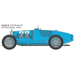 Maquette Bugatti 35B – TF 28 - Monaco 30 - Italeri