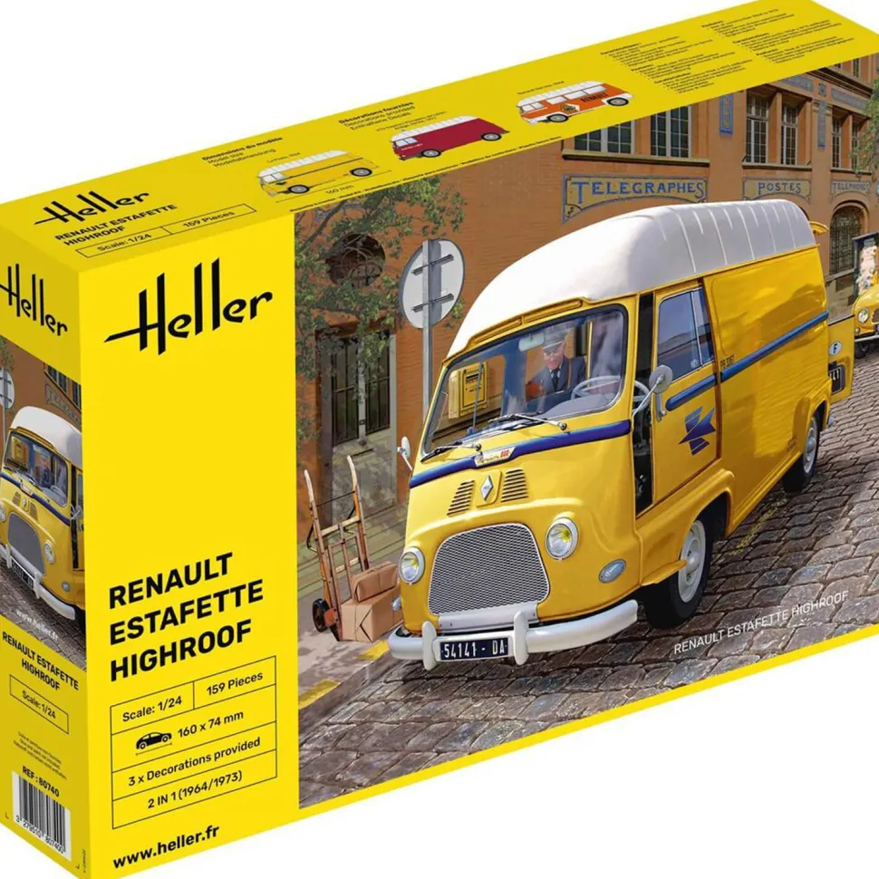 Maquette camion : Estafette High Roof - Heller