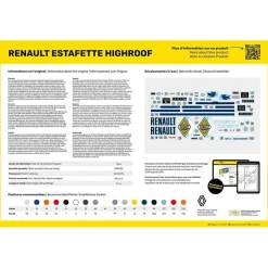 Maquette camion : Estafette High Roof - Heller