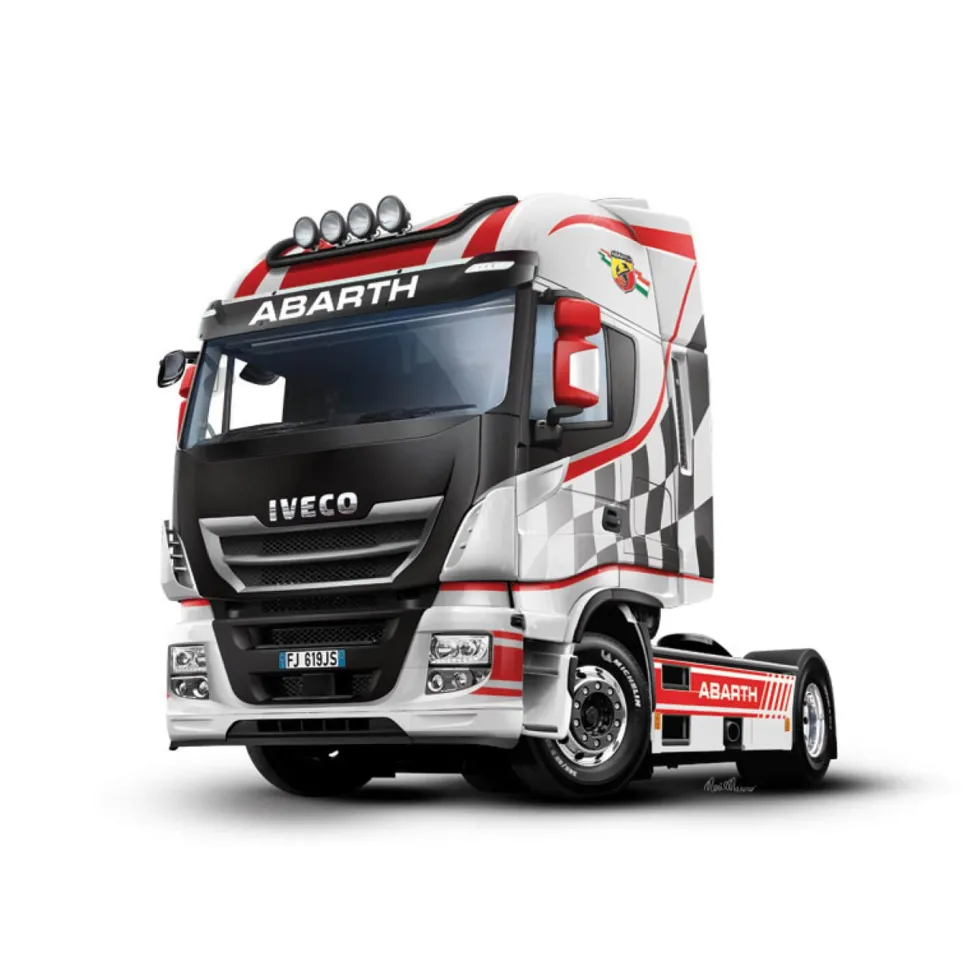Maquette camion : Iveco E5 Hiway Abarth - Italeri