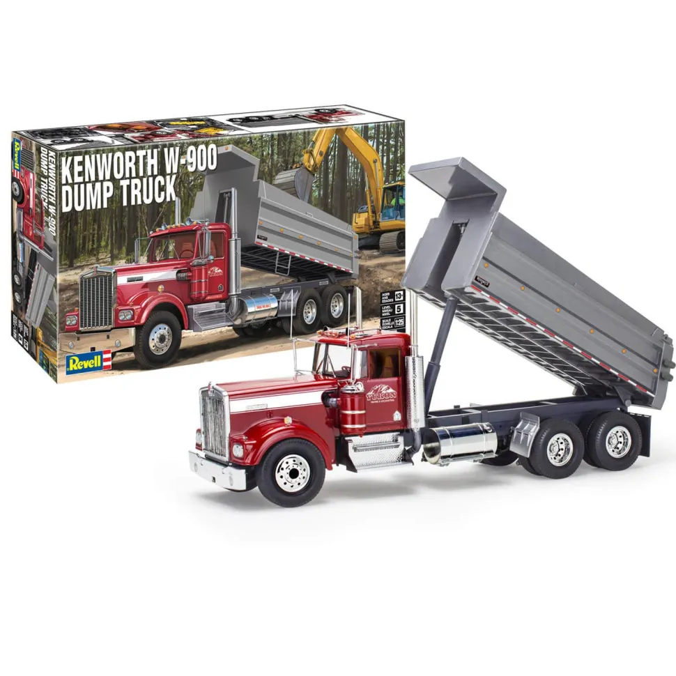 Maquette camion : Kenworth W-900 Dump Truck - Revell