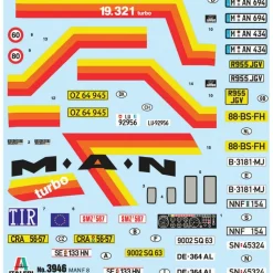 Maquette camion : MAN F8 19.321 4x2 - Italeri
