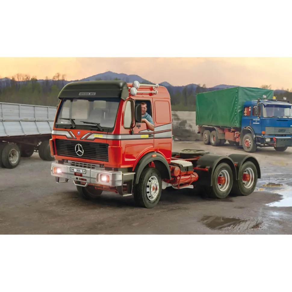 Maquette camion : Mercedes-Benz 2238 6x4 - Italeri