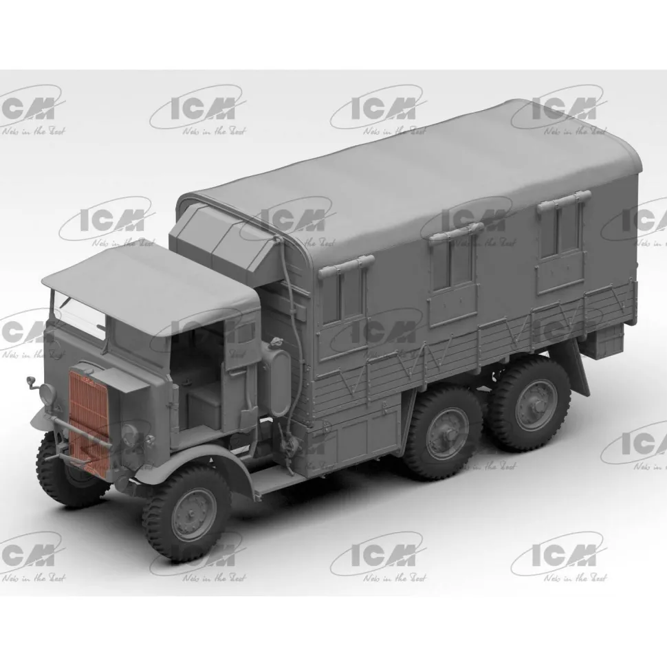 Maquette camion : Monty’s office caravan - ICM