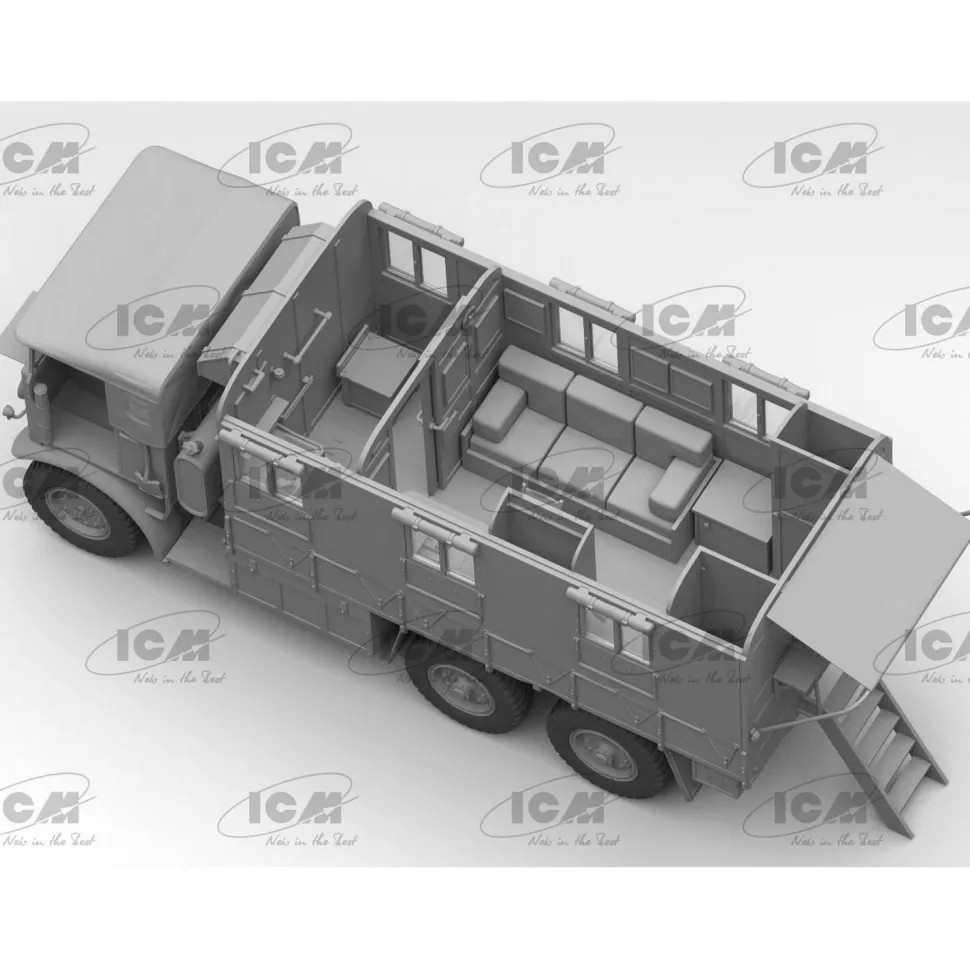 Maquette camion : Monty’s office caravan - ICM