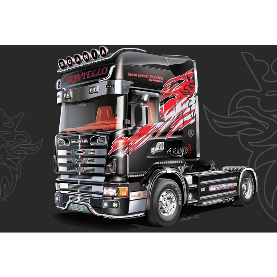 Maquette camion : Scania 164 L Top Class - Italeri