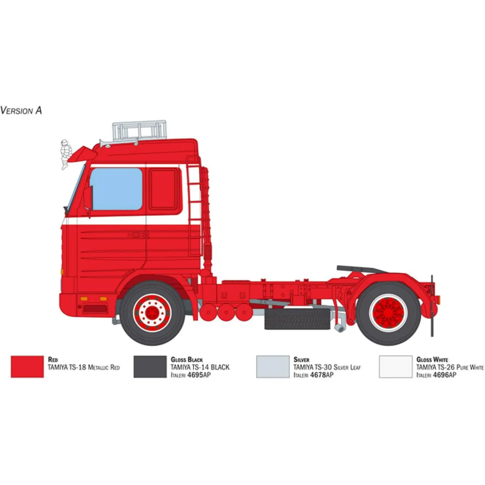 Maquette Camion : Scania R143 M 500 Streamline 4x2 - Italeri