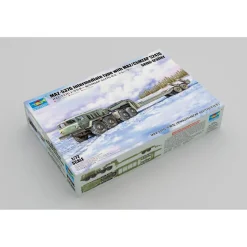 Maquette camion : Type intermédiaire MAZ-537G avec semi-remorque MAZ/ChMZAP 5247G - Trumpeter