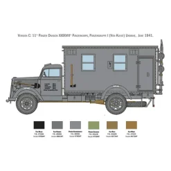 Maquette camion militaire : Opel Blitz Radio - Italeri