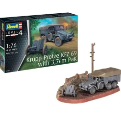 Maquette Camion militaire Krupp Protze KFZ 69 avec plaque diorama - Revell