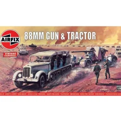 Maquette canon : Vintage Classics : 88mm Gun & Tractor - Airfix
