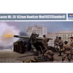 Maquette Canon Howitzer soviétique ML-20 152mm - Trumpeter