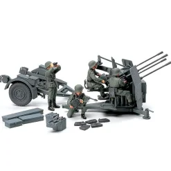 Maquette Canon allemand 20mm Flakvierling 38 avec figurines - Tamiya