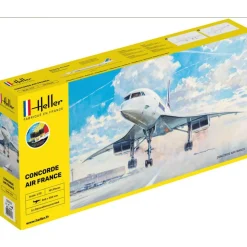 Maquette d'avion : Starter kit : Concorde AirFrance - Heller