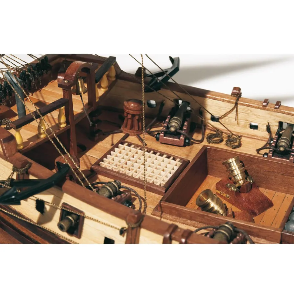 Maquette de bateau en bois : La Candelaria - OCCRE