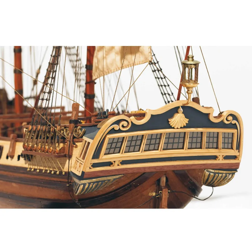 Maquette de bateau en bois : La Candelaria - OCCRE