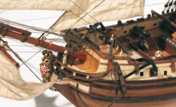 Maquette de bateau en bois : La Candelaria - OCCRE