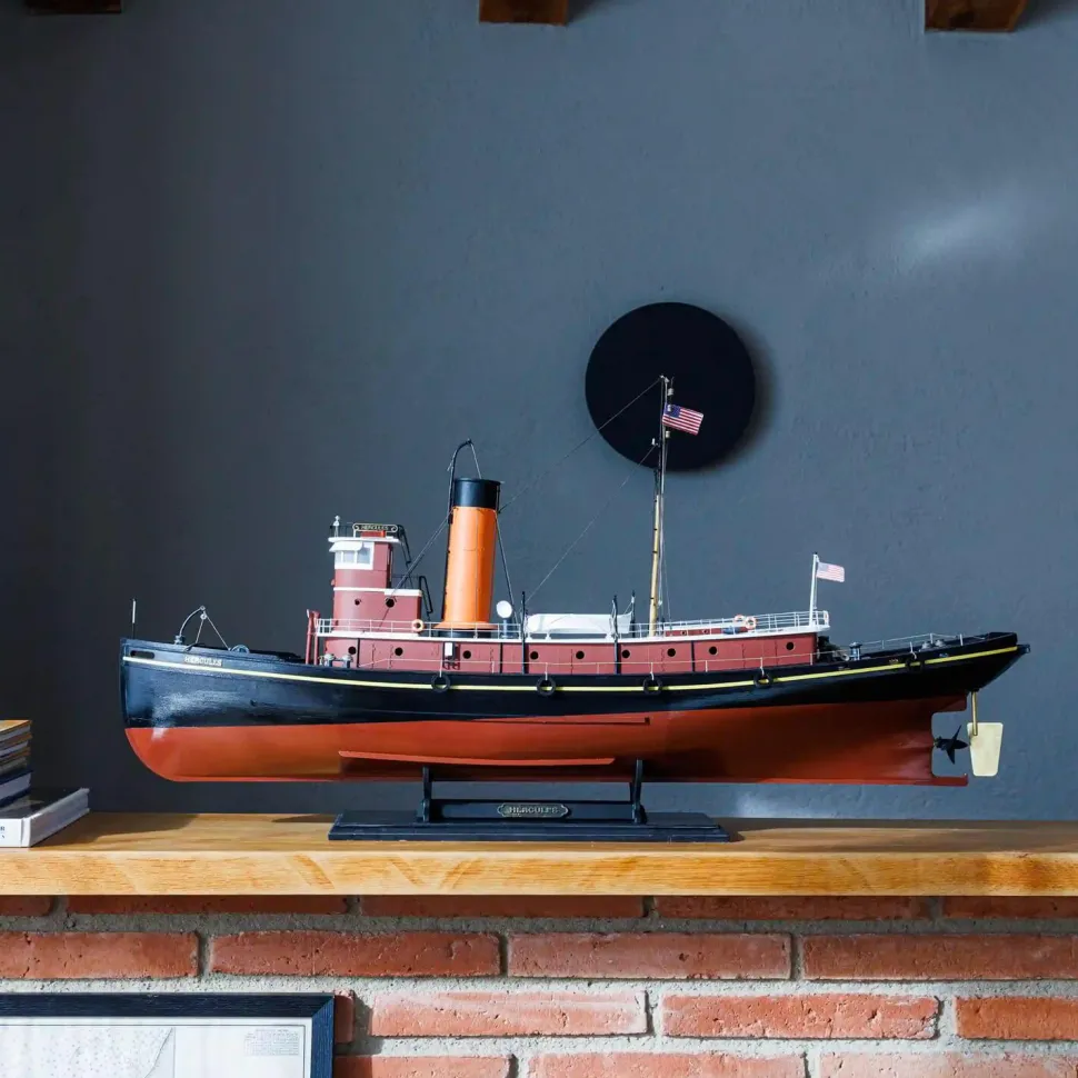 Maquette de bateau en bois : Remorqueur Hercules - OCCRE