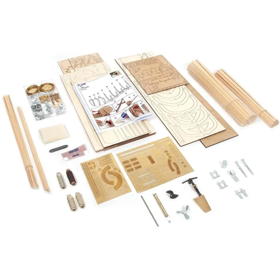 Maquette de bateau en bois : Remorqueur Hercules - OCCRE