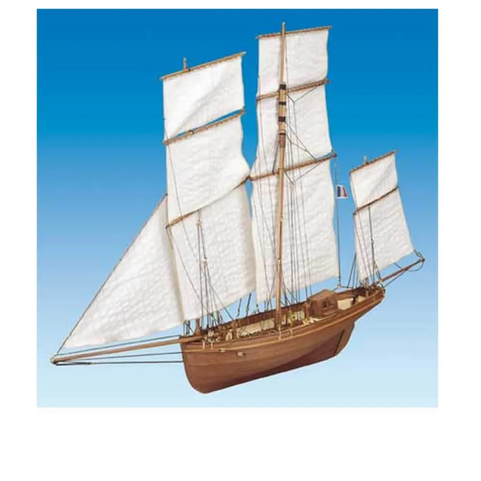 Maquette de bateau en bois : La Madeline - Mantua