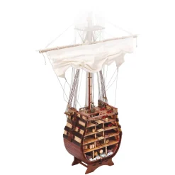 Maquette de bateau en bois : Section SMA Trinidad - OCCRE