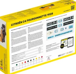 Maquette de voiture : Starter kit : Citroën C4 Fourgon - Heller