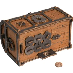 Maquette en bois : casse tête coffret trésor - Wooden City