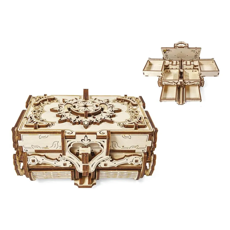 Maquette en bois : Coffre - Ugears