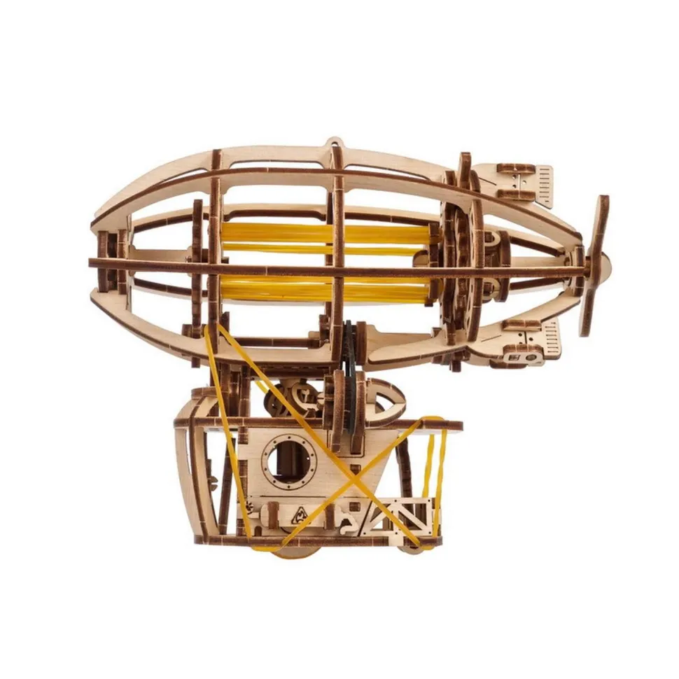 Maquette en bois : Dirigeable mécanique Steampunk - Ugears