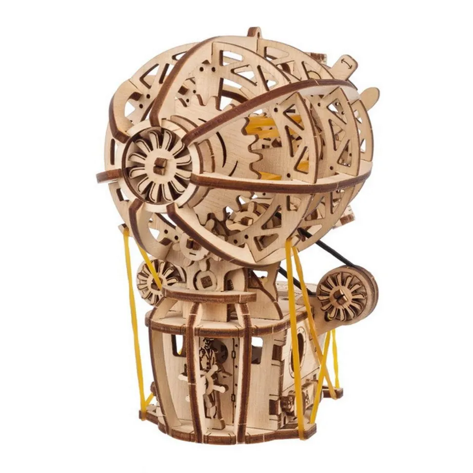 Maquette en bois : Dirigeable mécanique Steampunk - Ugears