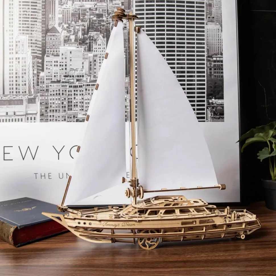 Maquette en bois : Le rêve de Sérénité - Ugears