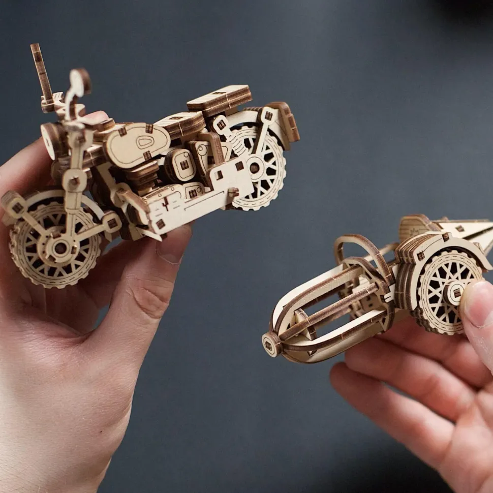 Maquette en bois : moto volante de Hagrid : Harry Potter - Ugears