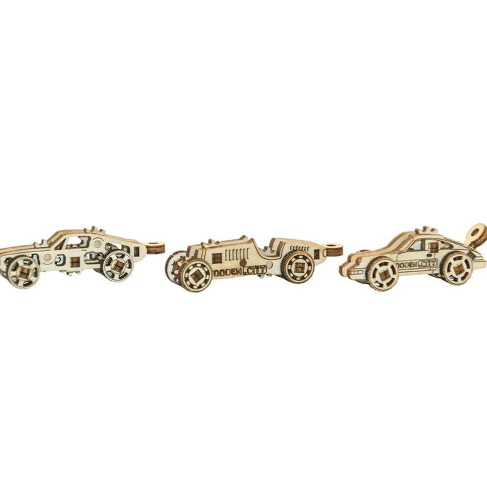 Maquette en bois : petites voitures de sport - Wooden City