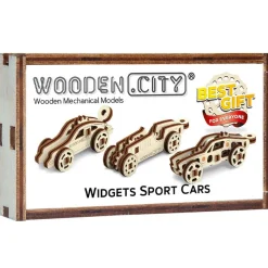Maquette en bois : petites voitures de sport - Wooden City