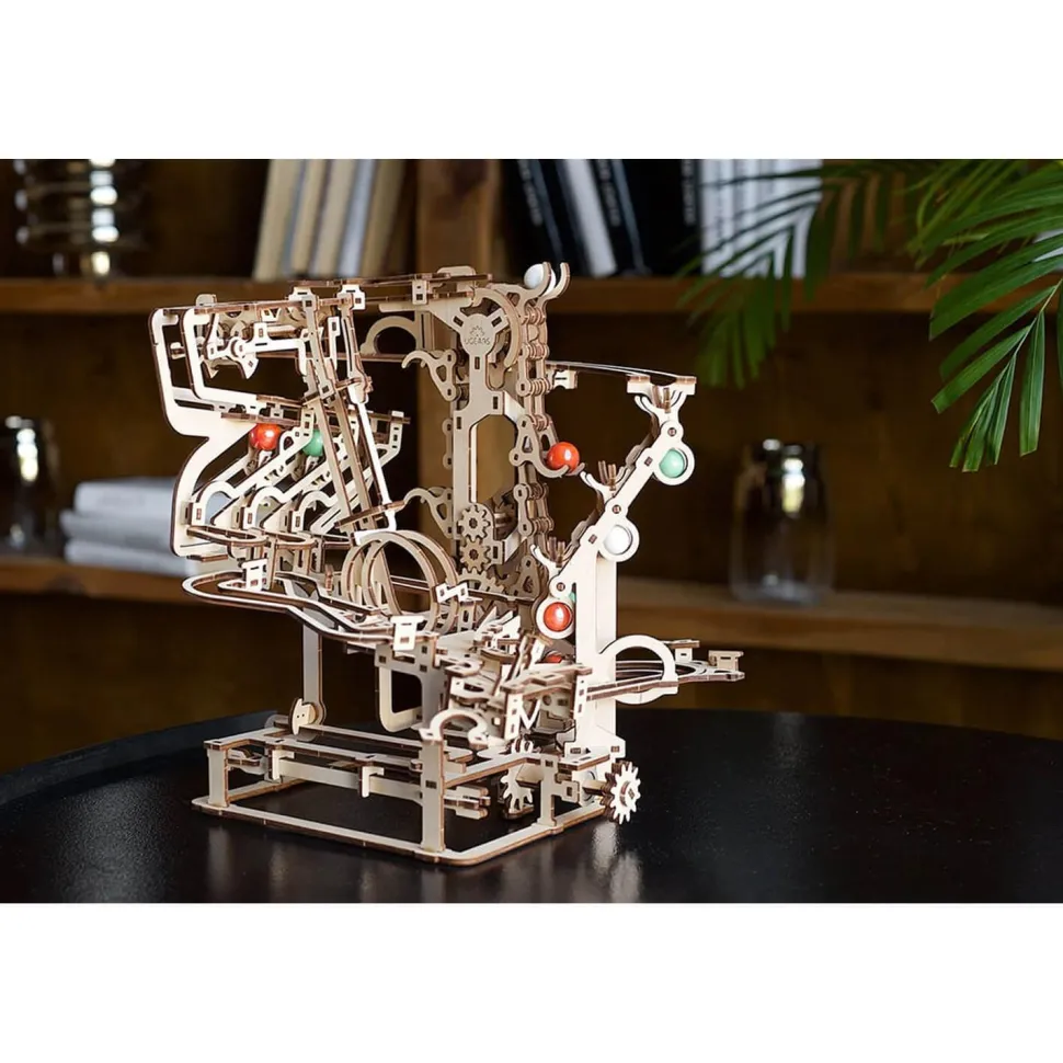 Maquette en bois : Piste de billes en chaîne - Ugears