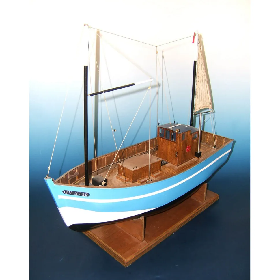 Maquette en bois - Sardinier du Guilvinec - Soclaine