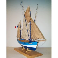 Maquette en bois - Thonier de Groix Saint Gildas - Soclaine