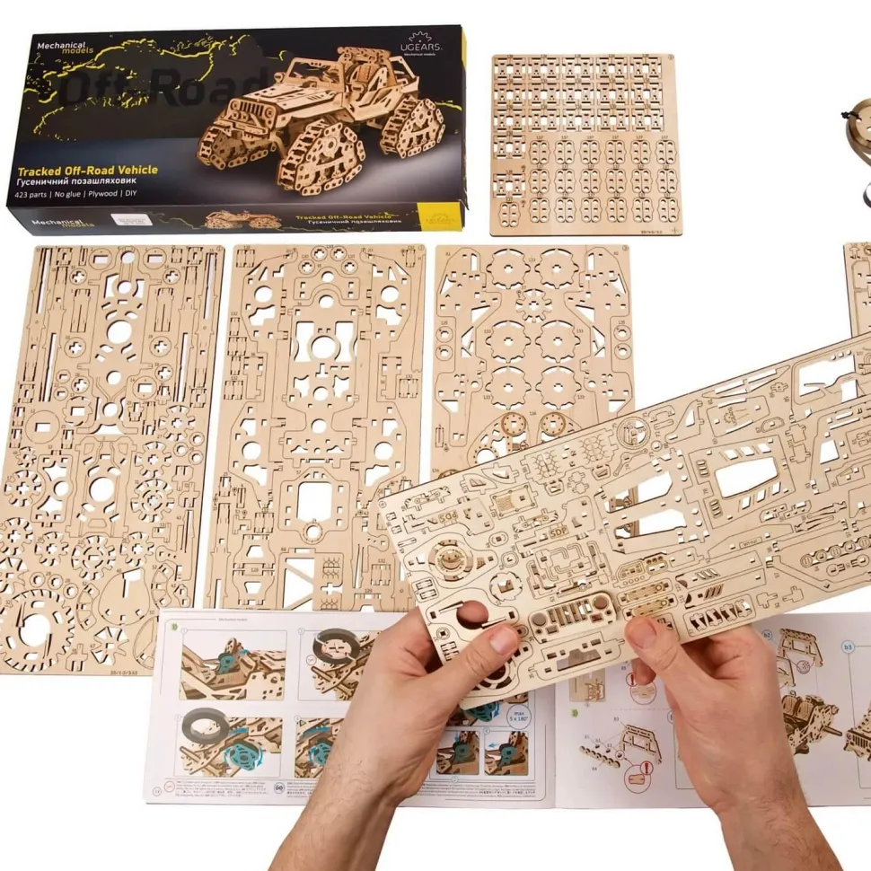 Maquette en bois : Véhicule tout terrain - Ugears