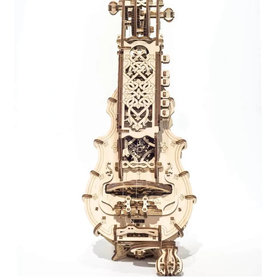 Maquette en bois : Vielle à roue, Hurdy-gurdy, modèle mécanique - Ugears