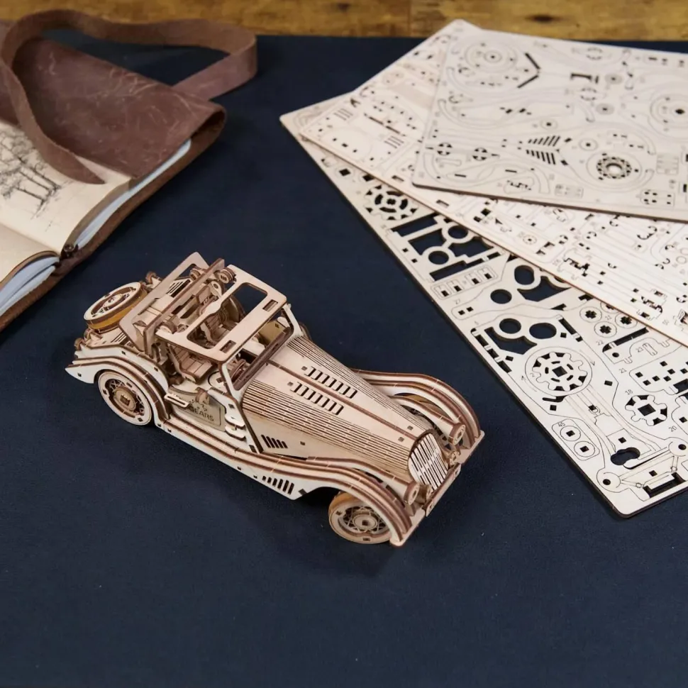 Maquette en bois : Voiture de sport " souris rapide" - Ugears