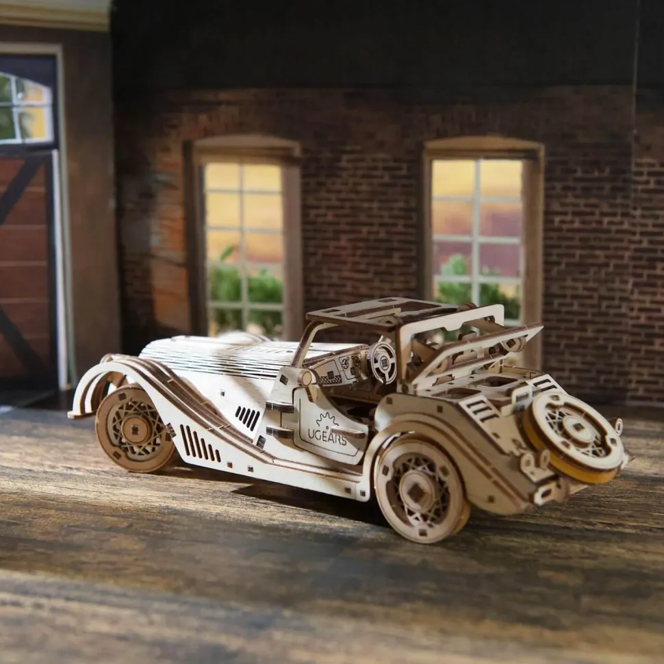 Maquette en bois : Voiture de sport " souris rapide" - Ugears