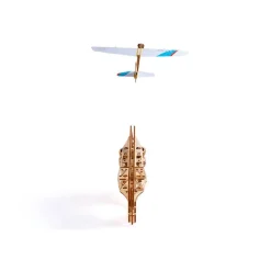 Maquette en bois démarreur d'Avion : Aéro-lanceur, modèle mécanique - Ugears