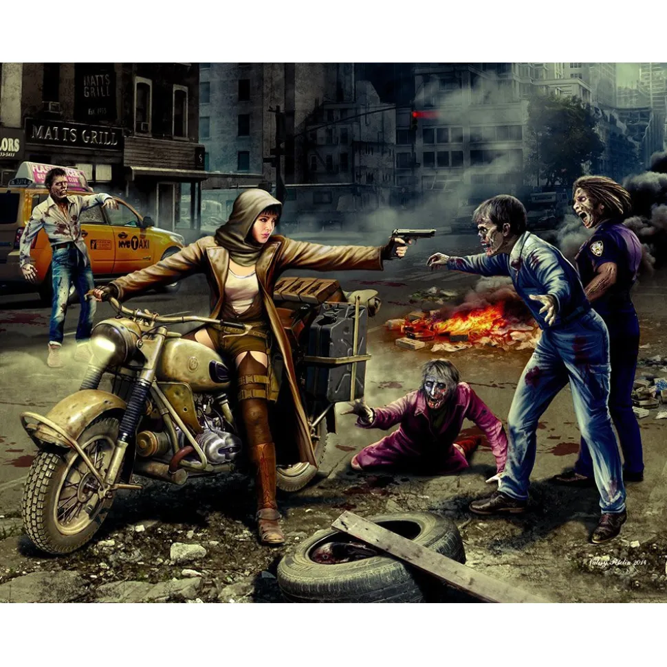 Maquette figurines : Chasseurs de zombie : La route de la liberté - Master Box