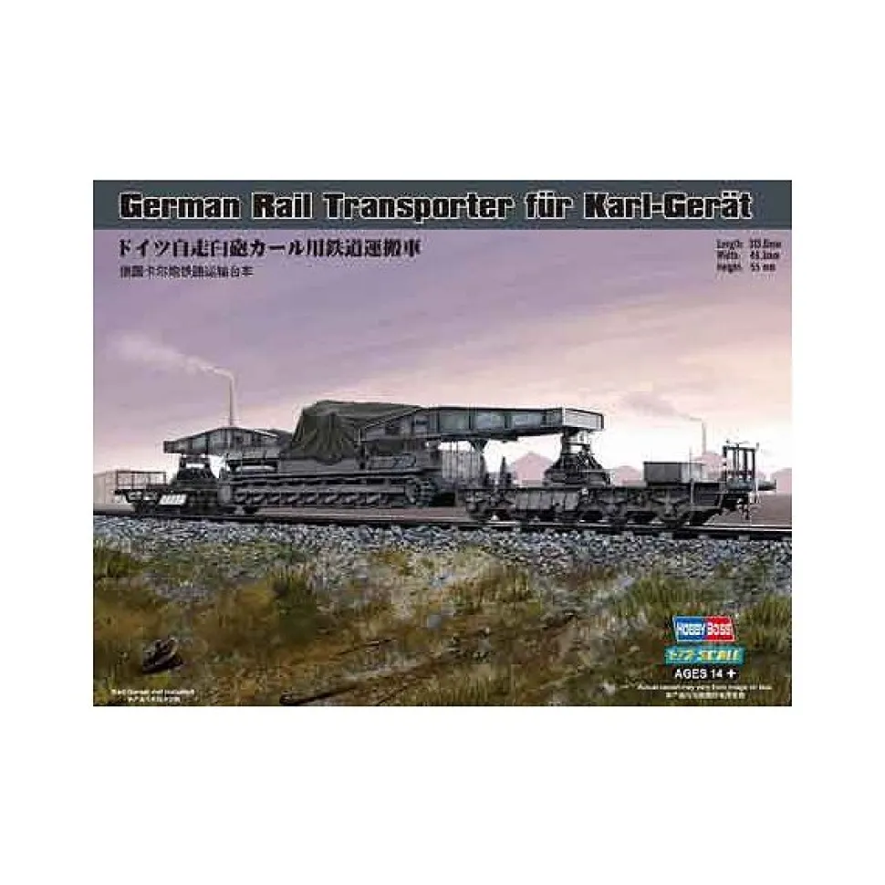 Maquette German Rail Transporter für Karl-Gerät - Hobby Boss