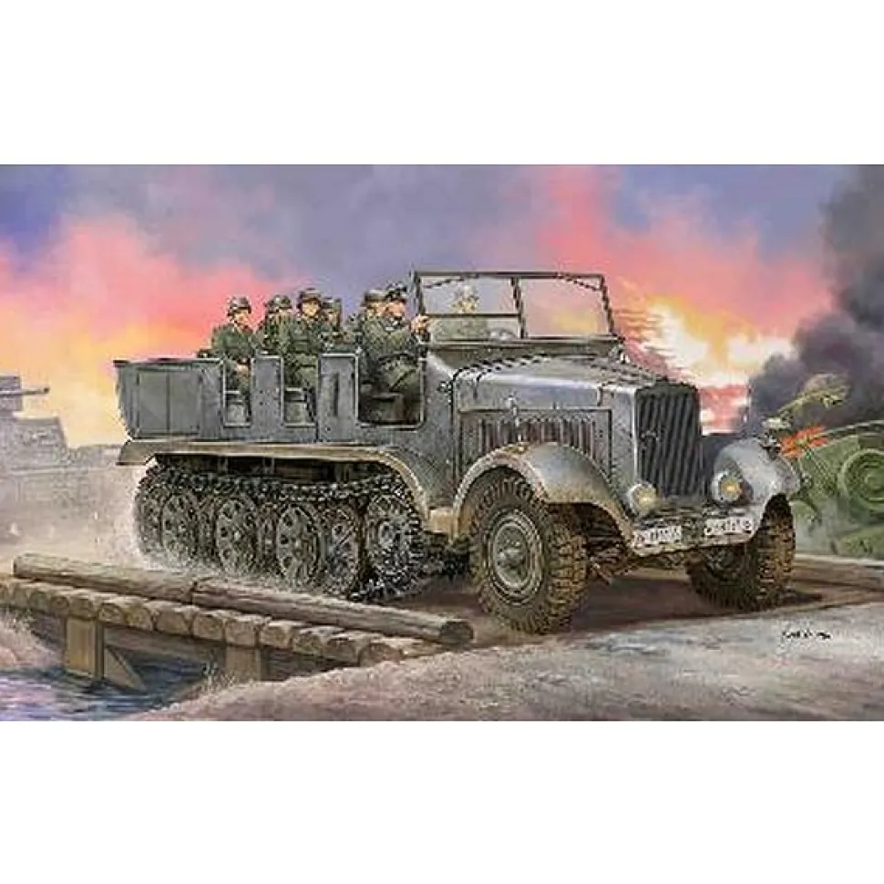 Maquette Half-track : Sd.Kfz.6 Hamnlettenzugmaschine Artillerieausfuhrung 1941 - Trumpeter